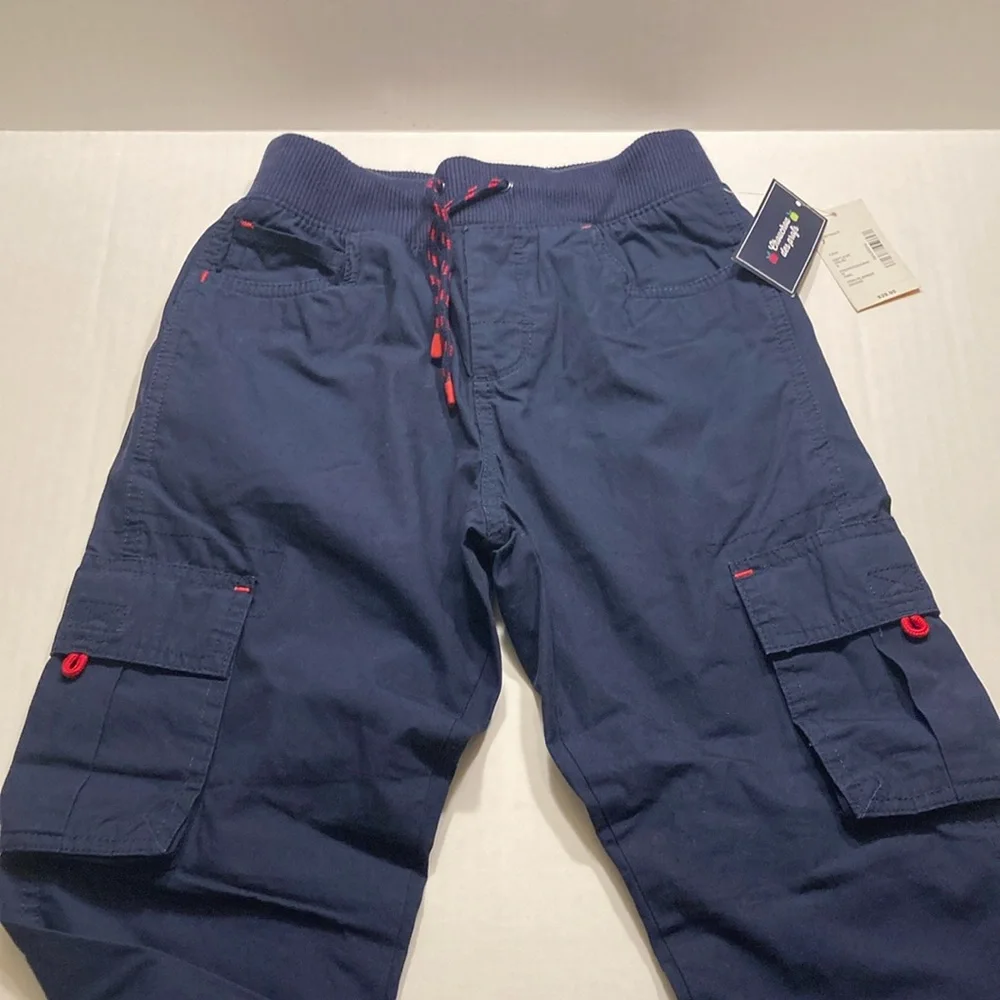 Gymboree Boys Pull On Cargo Pants with Jersey Lining Size 7